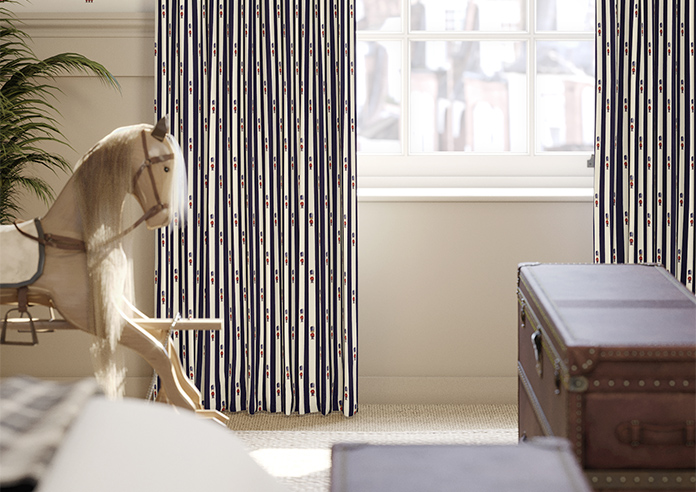 Kings Breakfast, Stripe Prince - Made to Measure Curtains - Image 5